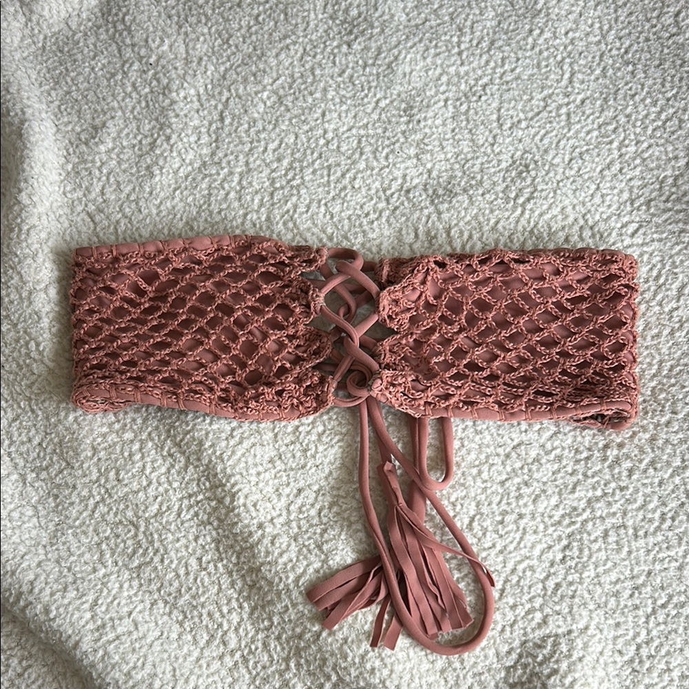 Acacia Swimwear Pink Bikini top